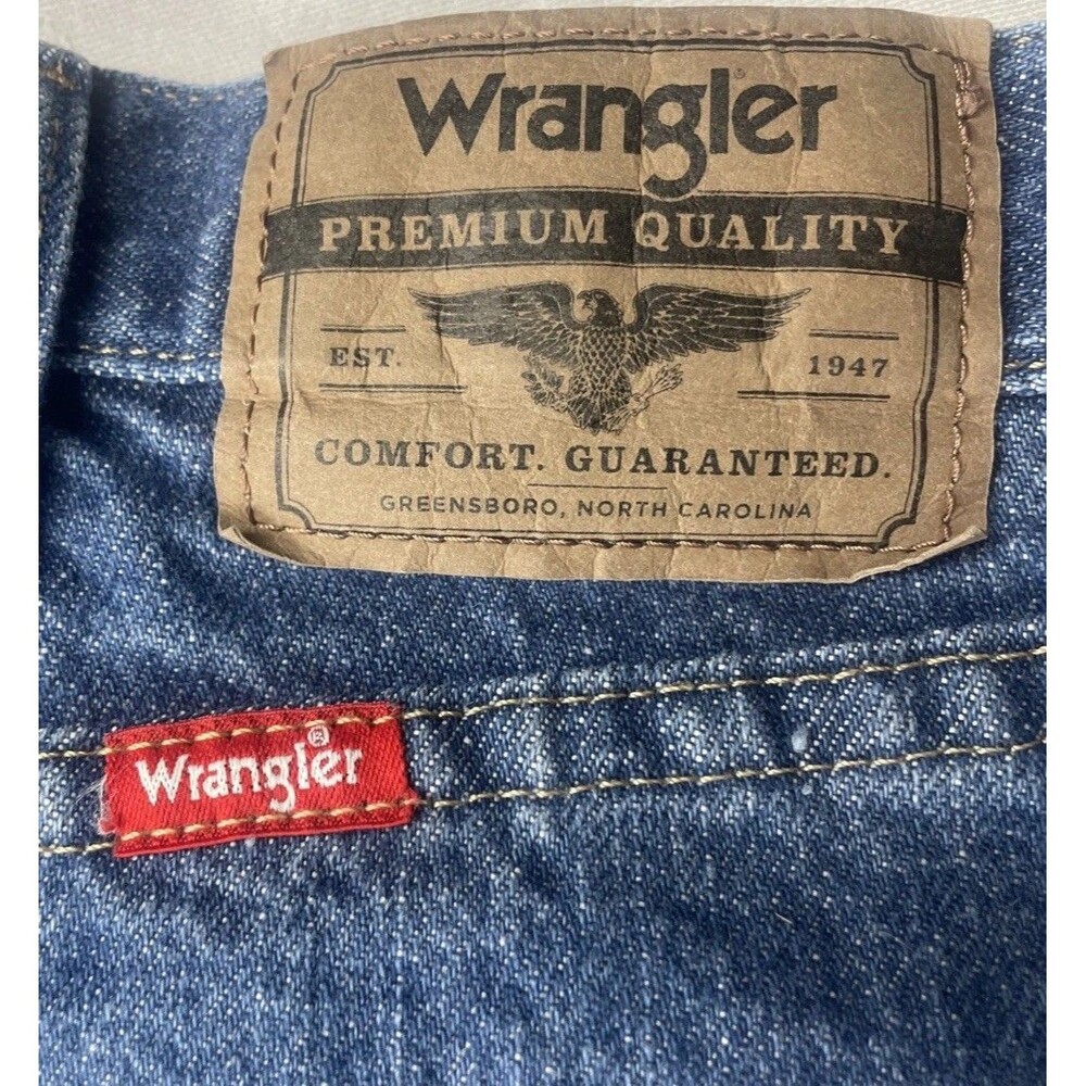 Wrangler Jeans Mens 42” X 30”  (40”X29”) Blue Regular Fit Premium Quality Denim